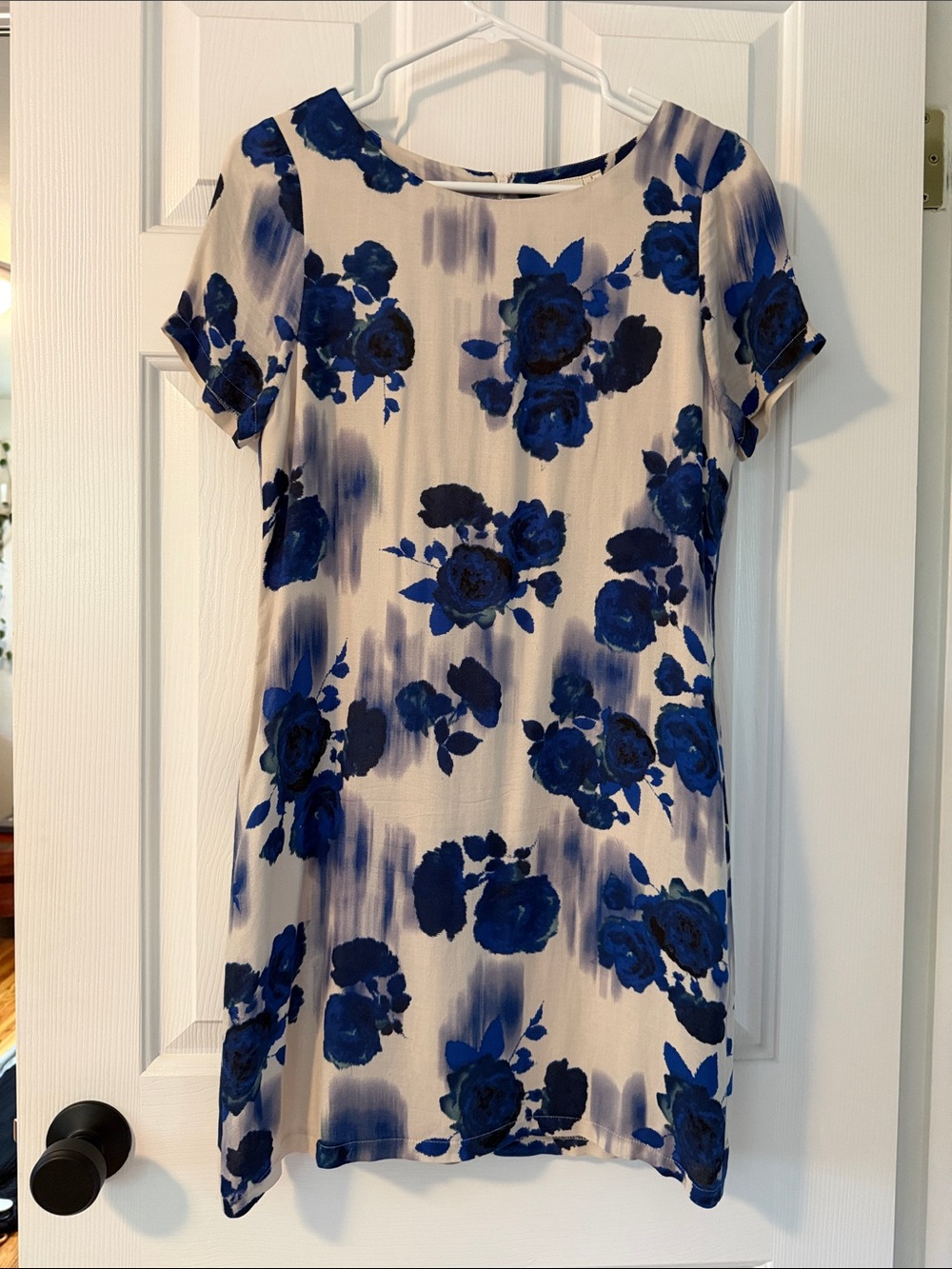 Blue Floral Shift Dress - Women